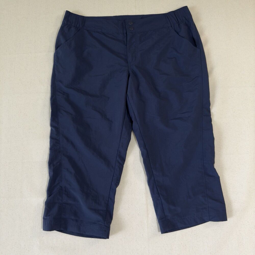 Columbia PFG Capri Fishing Hiking Pants Blue Women's Medium